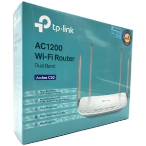 TP-Link Archer C50 trådløs router Hurtigt ethernet Dual-band (2,4 GHz / 5 GHz) Sort
