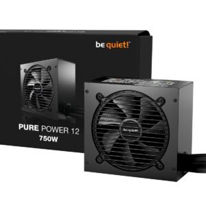 be quiet! PURE POWER 12 750W enhed til strømforsyning 20+4 pin ATX ATX Sort