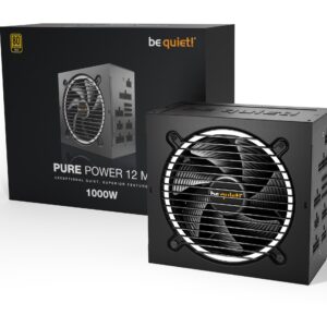 be quiet! PURE POWER 12 1000W enhed til strømforsyning 20+4 pin ATX ATX Sort
