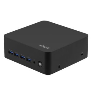 MSI Cubi Z AI 8M-004BEU Terning Sort 8945HS AMD SoC 4,1 GHz Indbyggede højttaler(e)
