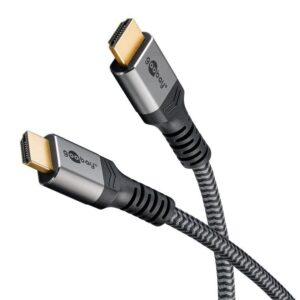 Goobay HDMI 2.0 kabel med Ethernet 4K 60Hz 5 m Sølv
