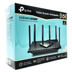 TP-Link Archer AX5400 trådløs router Gigabit Ethernet Tri-band (2,4 GHz/5 GHz/6 GHz) Sort