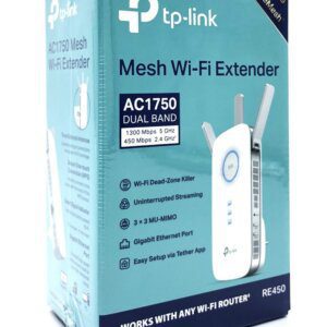 TP-Link RE450 Netværksgentager Hvid 10, 100, 1000 Mbit/s
