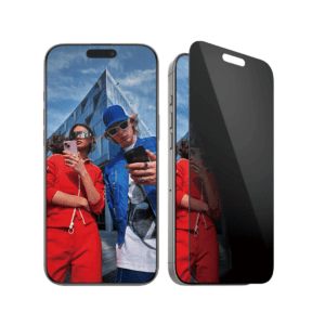 PanzerGlass ® 2-Way Privacy Skærmbeskyttelse iPhone 16 Pro Max | Ultra-Wide Fit m. EasyAligner
