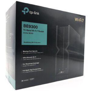 TP-Link Archer BE9300 trådløs router 2.5 Gigabit Ethernet Tri-band (2,4 GHz/5 GHz/6 GHz) Sort