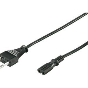 Goobay Powerkabel (8-talsstik) 3m sort