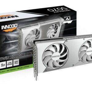 Inno3D GeForce RTX 5070 Twin X2 OC White - 12GB GDDR7 RAM - Grafikkort