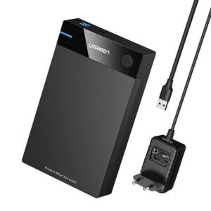 Ugreen 50422 drevkabinet HDD/SSD kabinet Sort 2.5/3.5"