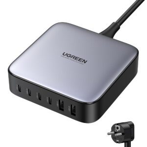 Ugreen Nexode Universel Sort, Grå Vekselstrøm Hurtig opladning Indendørs