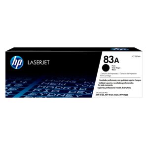 HP Original 83A LaserJet-tonerpatron, sort