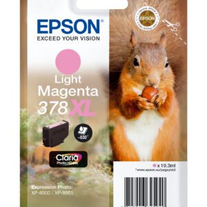 Epson Squirrel 378XL blækpatron 1 stk Original Højt (XL) udbytte Lys magenta