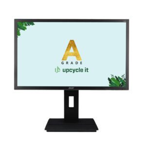 upcycle it B6 Acer (Refurbished) Grade A 4 - 24" FHD computerskærm 61 cm (24") 1920 x 1080 pixel Fuld HD LED Grå