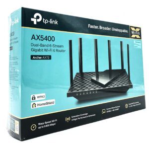 TP-Link Archer AX73 trådløs router Gigabit Ethernet Dual-band (2,4 GHz / 5 GHz) Sort