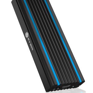 ICY BOX IB-1824ML-C31 SSD kabinet Sort M.2