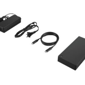 upcycle it Lenovo ThinkPad USB-C Dock (Refurbished) Ledningsført USB 3.2 Gen 1 (3.1 Gen 1) Type-C Sort