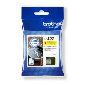 Brother LC-422Y blækpatron 1 stk Original Gul