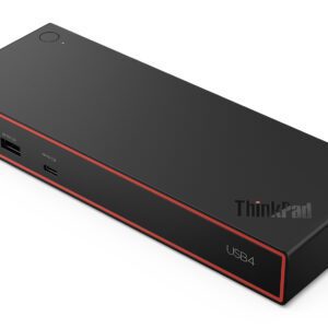 Lenovo ThinkPad USB4 Dock 5000 Ledningsført Thunderbolt 4 Sort