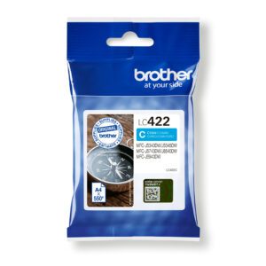 Brother LC422C blækpatron 1 stk Original Blå