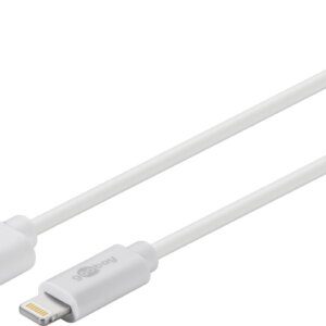 Goobay Lightning-kabel 1m hvid MFi