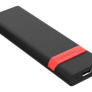 Verbatim 32261 drevkabinet SSD kabinet Sort, Rød M.2 USB-drevet