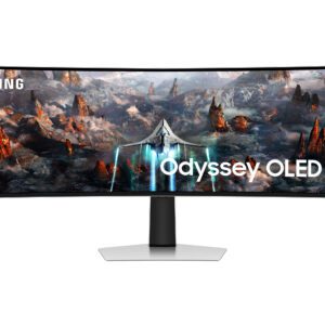 Samsung G93SC computerskærm 124,5 cm (49") 5120 x 1440 pixel Dual QHD OLED Sølv