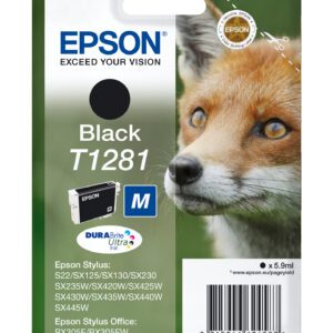 Epson Fox T1281 blækpatron 1 stk Original Sort