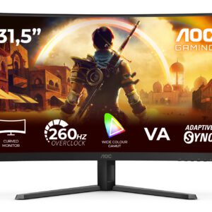 AOC G4 C32G42ZE computerskærm 80 cm (31.5") 1920 x 1080 pixel Fuld HD LED Sort, Rød