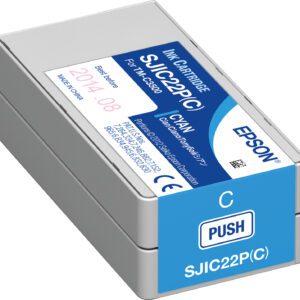 Epson SJIC22P(C): Ink cartridge for ColorWorks C3500 (Cyan)