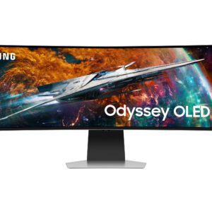 Samsung G95SC computerskærm 124,5 cm (49") 5120 x 1440 pixel Dual QHD OLED Sølv