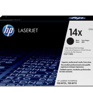 HP Original 14X LaserJet-tonerpatron med høj kapacitet, sort