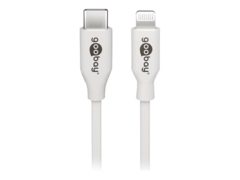 Goobay Lightning-kabel 2m hvid MFi
