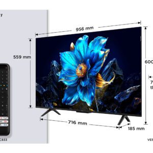 TCL P79K 43P79K TV 109,2 cm (43") 4K Ultra HD Smart TV Wi-Fi Metallic 430 cd/m²