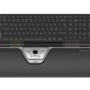 Contour Design Contour RollerMouse Red Plus & Balance Mid-Size Keyboard Combo, Wireless, Pan Nordic