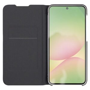 Samsung A57 Wallet Cover Black mobiltelefon etui 17 cm (6.7") Folie Sort