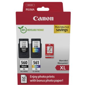 Canon 3712C008 blækpatron 2 stk Original Højt (XL) udbytte Sort, Blå, Magenta, Gul