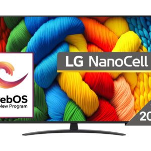 LG NanoCell AI 65NANO81A3A TV 165,1 cm (65") 4K Ultra HD Smart TV Wi-Fi Sort