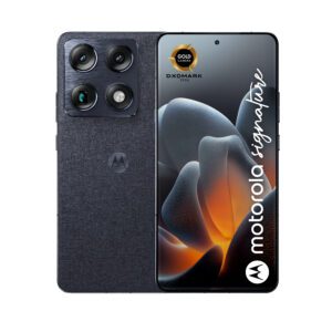 Motorola signature 17,2 cm (6.78") Dual SIM Android 16.0 5G USB Type-C 16 GB 512 GB 5200 mAh Mørkeblå