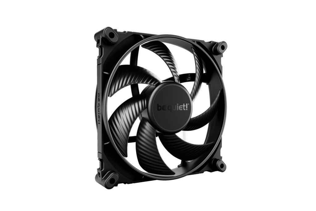 Silent Wings 4 140mm sort ventilator