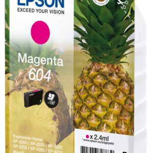 Epson 604 blækpatron 1 stk Original Standard udbytte Magenta