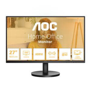 AOC B3 U27B3A computerskærm 68,6 cm (27") 3840 x 2160 pixel 4K Ultra HD LCD Sort