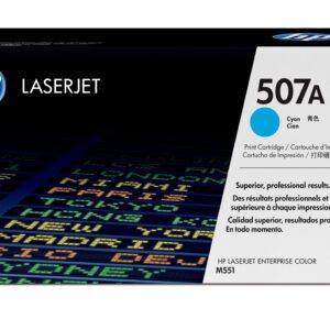 HP Original 507A LaserJet-tonerpatron, cyan