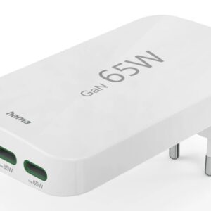 Hama 00201976 oplader til mobil enhed Laptop, Strømbank, Smartphone, Tablet Hvid Vekselstrøm Hurtig opladning Indendørs