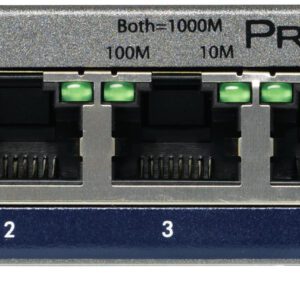 NETGEAR GS105E-200PES netværksswitch Administreret L2/L3 Gigabit Ethernet (10/100/1000) Grå