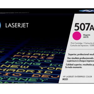 HP Original 507A LaserJet-tonerpatron, magenta