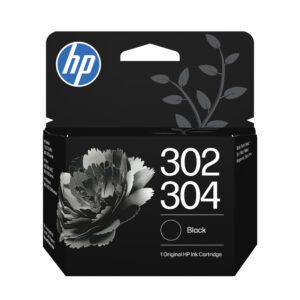 HP Original 302/304-blækpatron, sort
