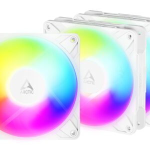 ARCTIC Freezer P12 Pro Reverse A-RGB (White) - 3 Pack Computerkabinet Ventilator 12 cm Hvid 3 stk