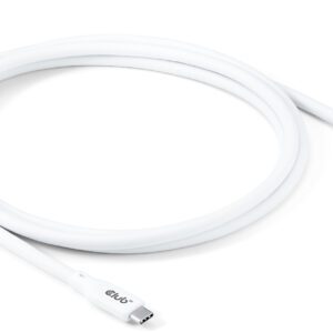 CLUB3D CAC-3001 USB-kabel USB4 Gen 2x2 2 m USB C 20 Gbit/sek. 240 W Hvid