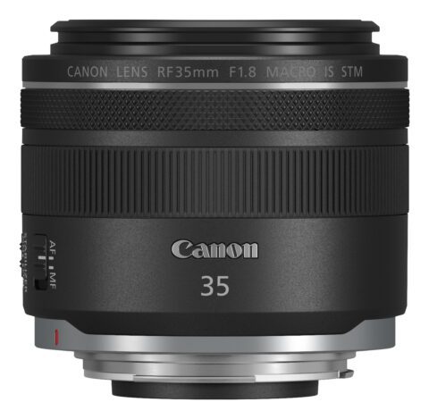 Canon RF 35 mm makrolinse - Sort