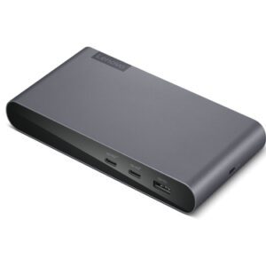 Lenovo 40B30090EU dockingstation 2 x USB 3.2 Gen 2 (3.1 Gen 2) Type-C Grå