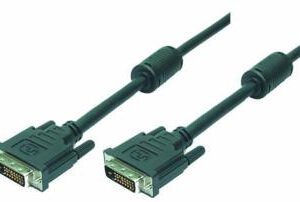 LogiLink 5m DVI-D DVI kabel Sort